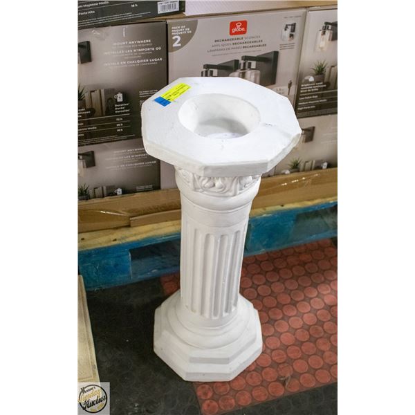 STONEWARE CEMENT PEDESTAL - HEAVY 28"