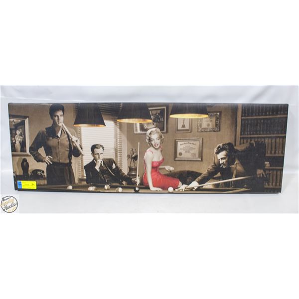 CANVAS PRINT "LEGAL ACTION" 12" X 36" WALL HANGING