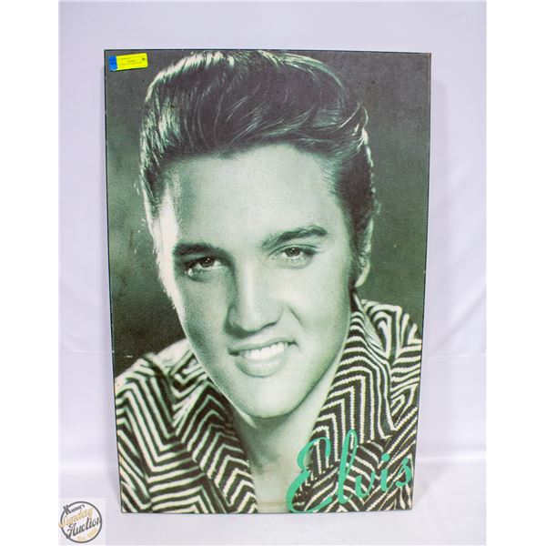 ELVIS PRESLEY LARGE WALL HANGING 23.5" X 35.5"