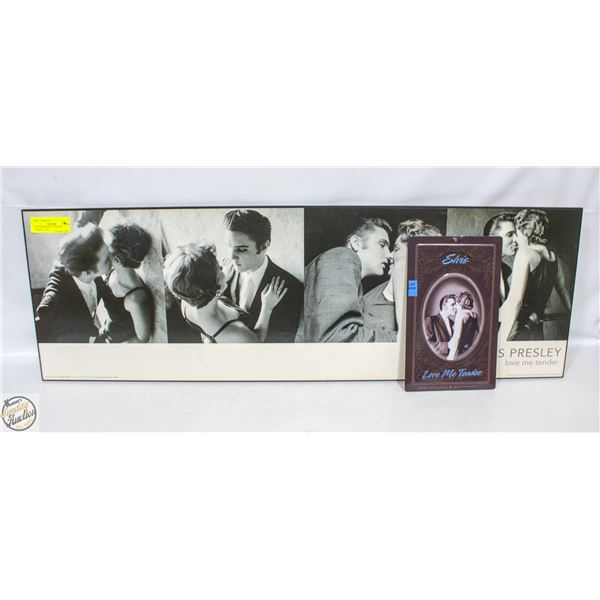 2 ELVIS PRESLEY "LOVE ME TENDER" WALL