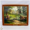 Image 1 : FRAMED GRACELAND CANVAS PRINT 16" X 20"