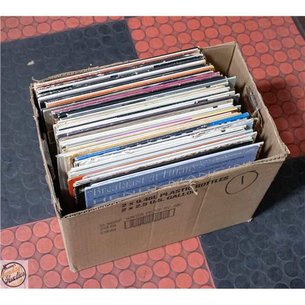 VINTAGE VINYL RECORDS- BOX LOT ASSORTED