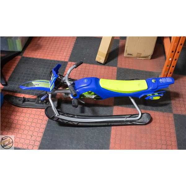 KIDS THUNDER RIDER X SNOW BIKE/SLED