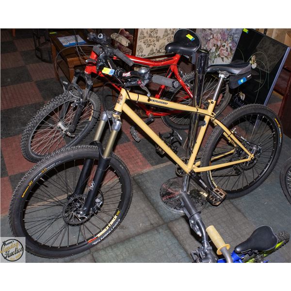 POLICE SEIZED: KONA YELLOW BLACK BIKE 26"