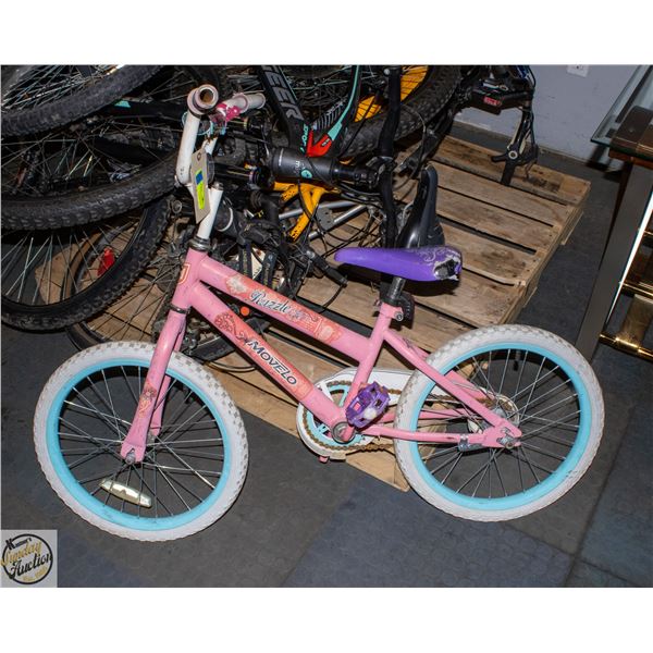 POLICE SEIZED: MOVELO RAZZLE PINK BIKE 18"