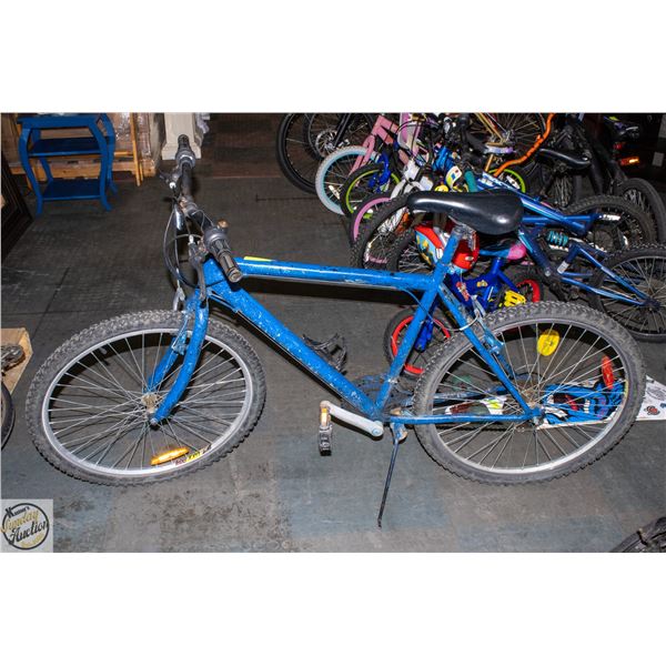 POLICE SEIZURE: UNKNOWN BRAND BLUE BIKE 26"