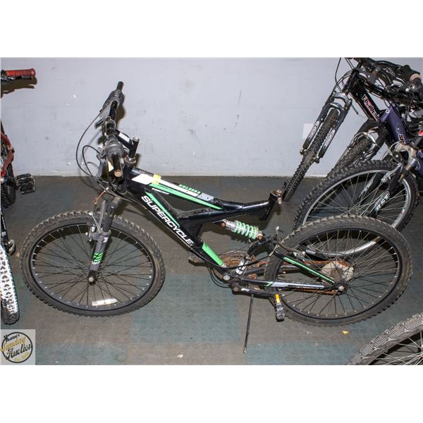 POLICE SEIZED: SUPERCYCLE VICE BIKE 24" BLK GREEN