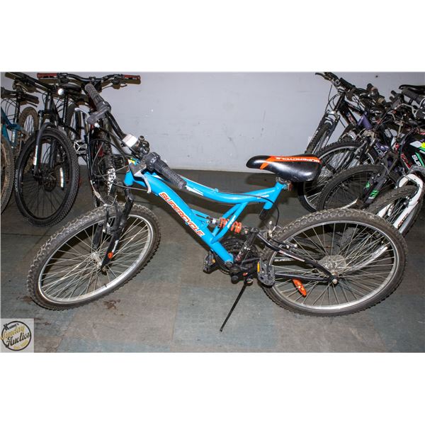 BAILIFF SEIZED: SUPERCYCLE VICE 26 BLUE RED WHITE