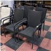 Image 1 : 4 STACKING PATIO CHAIRS MATCHING