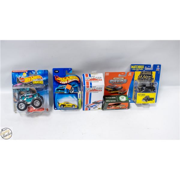 HOT WHEELS MAINLINES – 10 CARS, INCLUDING