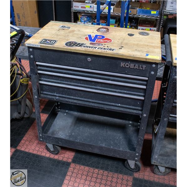 KOBALT ROLLING TOOLBOX - NO KEYS