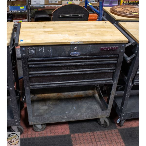 KOBALT ROLLING TOOLBOX - NO KEYS