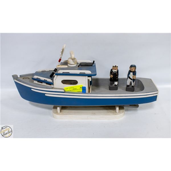 FOLK ART- HAND MADE FISHING BOAT
