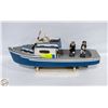 Image 1 : FOLK ART- HAND MADE FISHING BOAT
