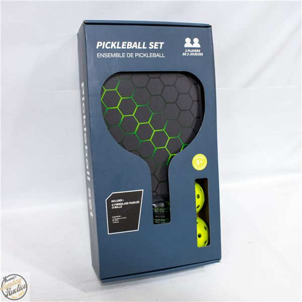 NEW PICKLEBALL PADDLE SET 2 FIBERGLASS