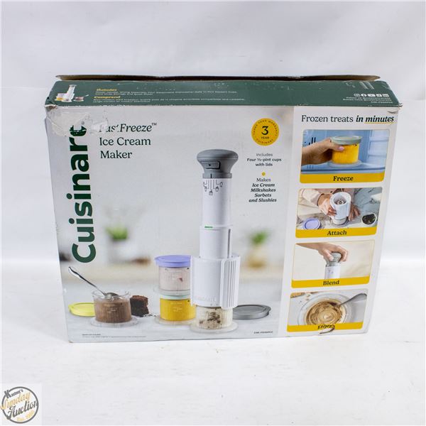 CUISINART ICE CREAM MAKER IN BOX