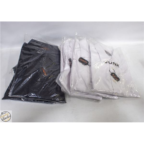 NEW SHIRTS IN PACKAGES 4BLACK/5WHITE