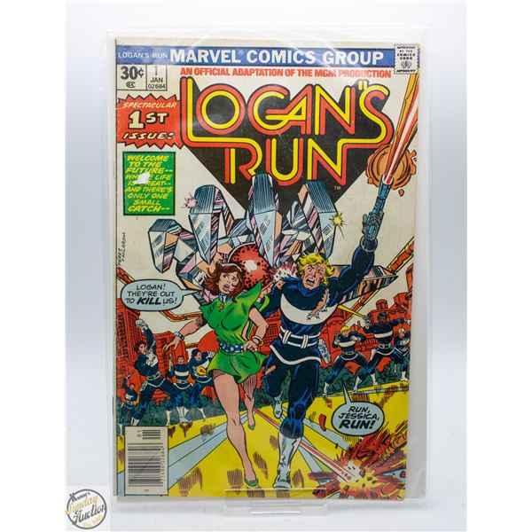 1977 MARVEL COMICS LOGANS RUN 30 CENT #1