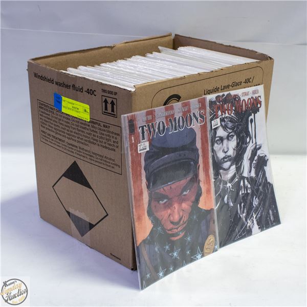 SMALL BOX OF COMICS
