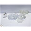 Image 1 : VINTAGE ANCHOR HOCKING CLEAR PRESSED GLASS