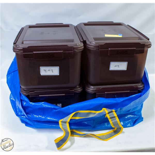 LARGE LOT OF DIOS LOCK & LOCK BINS