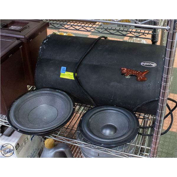 10" SUBWOOFER BAZOOKA W/EXTRA UNUSED SUB