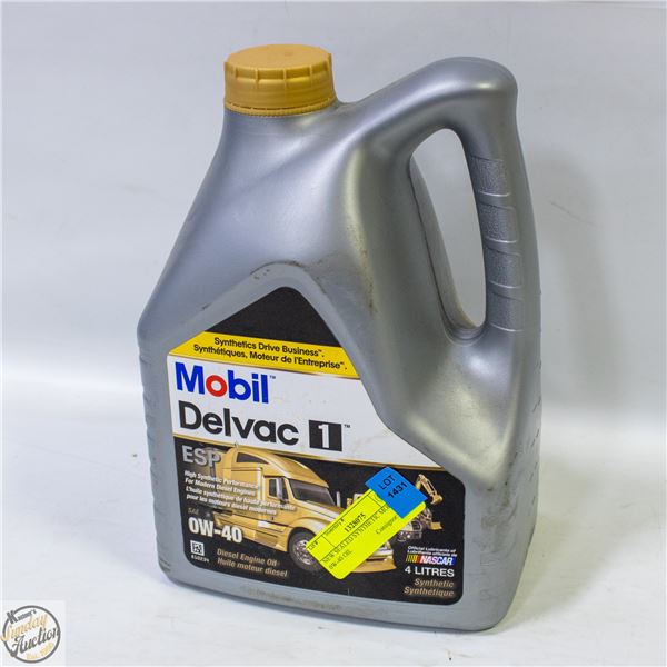 NEW SEALED SYNTHETIC MOBIL 0W-40 OIL