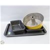 Image 1 : GROUP OF ASSORTED NON-STICK BAKING PANS