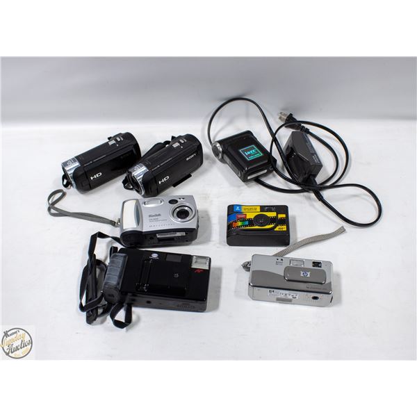 LOT OF CAMERAS