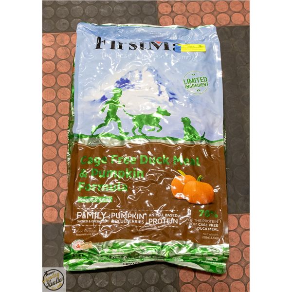 25LBS BAG OF FIRST MATE PUPPY / ADULT DOG FOOD IN