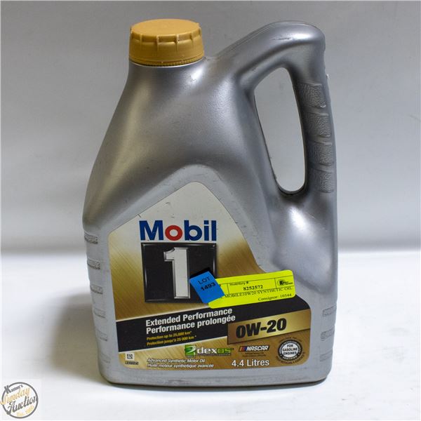 4.4L MOBILE10W20 SYNTHETIC OIL