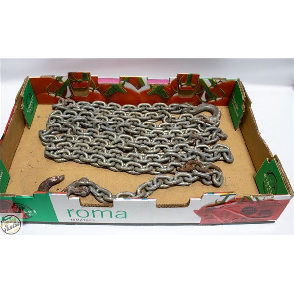 20FT (APPROX.) TOW CHAIN WITH HOOKS