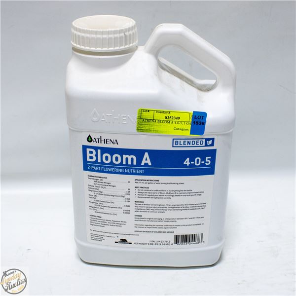 ATHENA BLOOM A 4-0-5, 1 GALLON