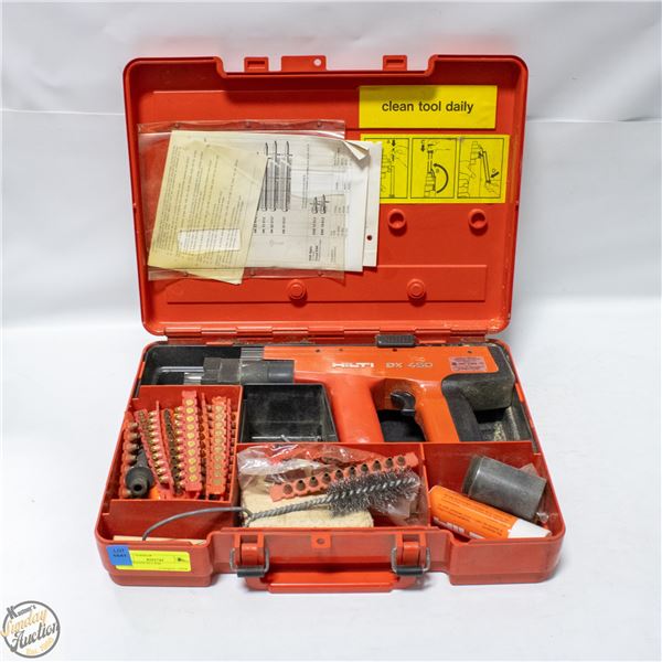 HILTI DX450 IN CASE