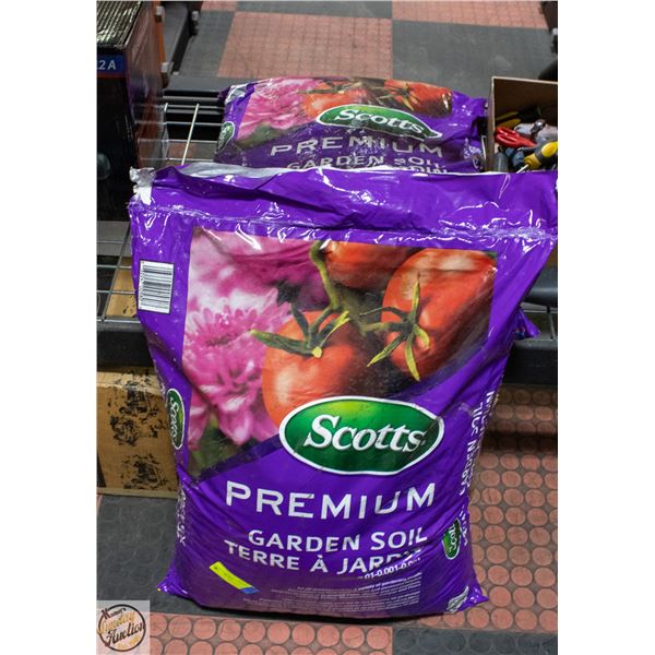 2 X 42L SCOTTS PREMIUM GARDEN SOIL BAGS