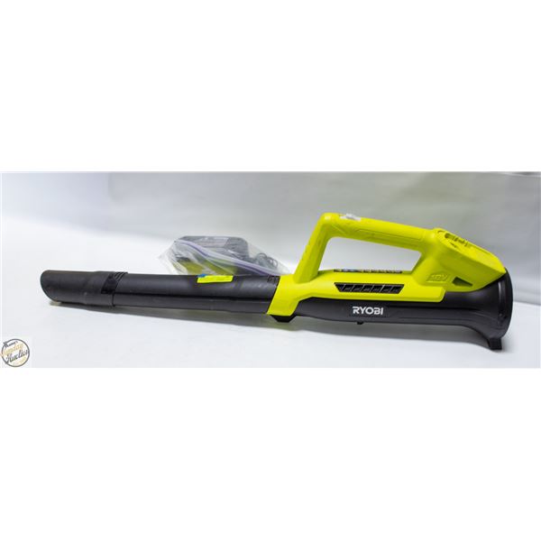 RYOBI 18V ONE+ LEAF BLOWER WITH BATTERY + CHARGER