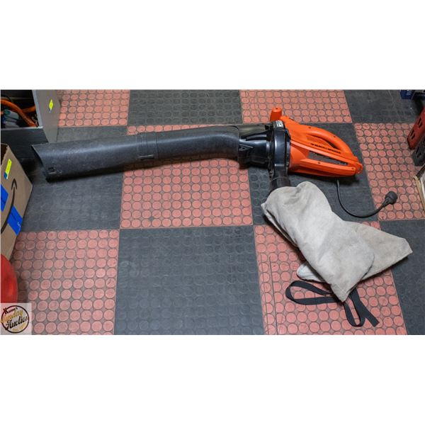 BLACK & DECKER LEAF BLOWER/VACUUM
