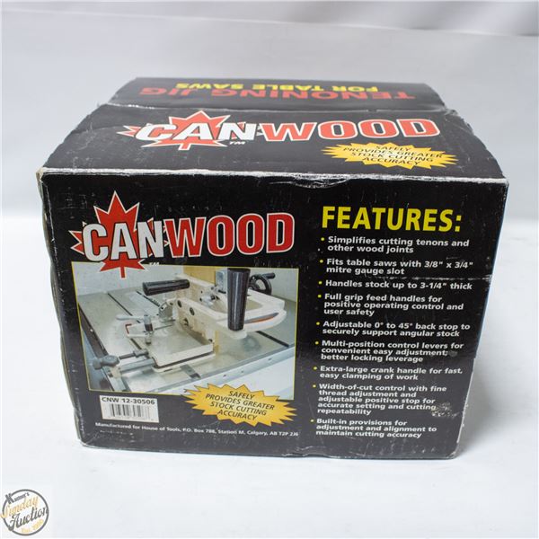 NEW TENONING JIG FOR TABLE SAW IN CASE