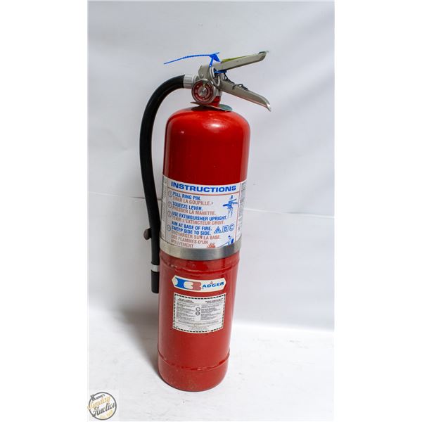 FULLY CHARGED FIRE EXTINGUISHER