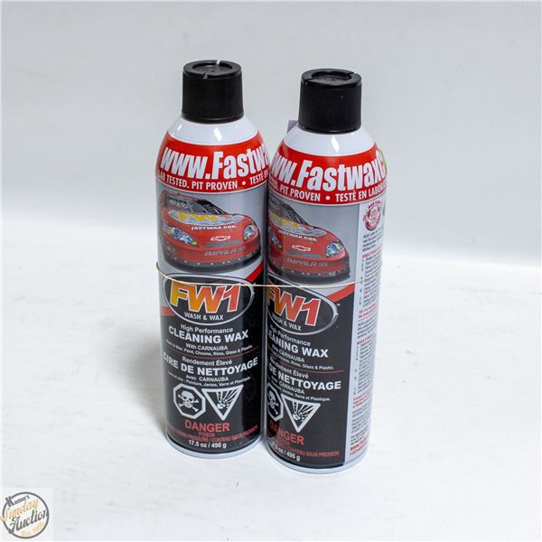 2 FASTMAX CANADA CAR CLEANING WAX
