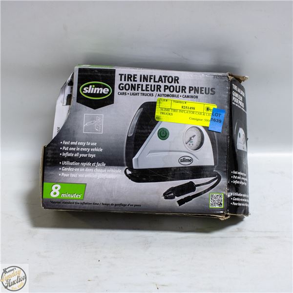 SLIME TIRE INFLATOR CAR & LIGHT TRUCKS
