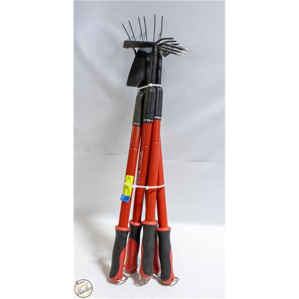 CORONOA BRAND EXTENDABLE GARDEN TOOLS- LOT OF 5