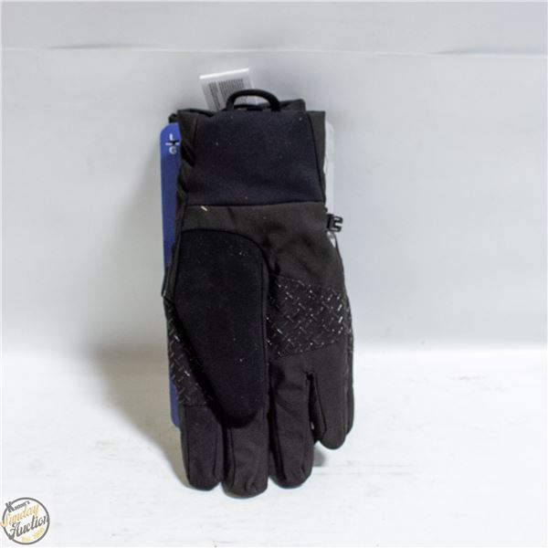 NEW HEAD MEN'S WATERPROOF HYBRID GLOVES, L