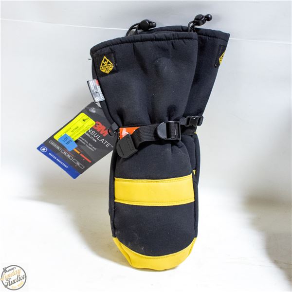 NEW SARANAC GAUNTLET PREMIUM DEERSKIN SKI MITS
