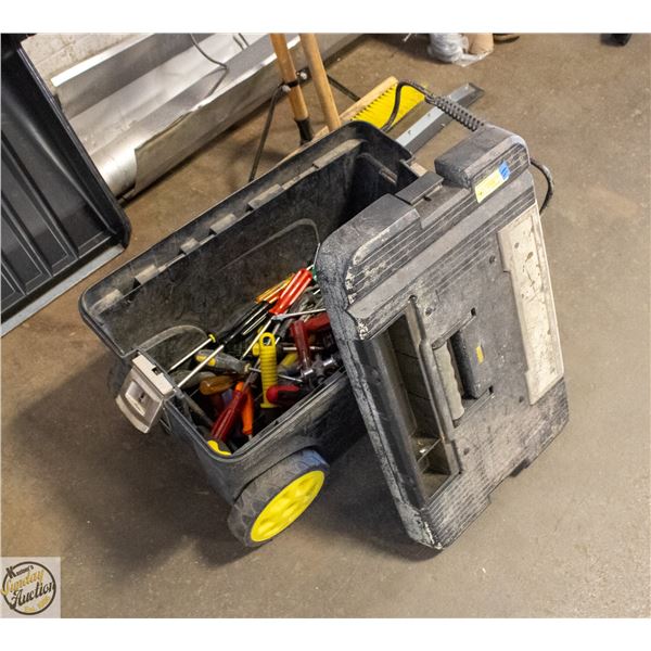 STANLEY TOOL BOX WITH CONTENTS