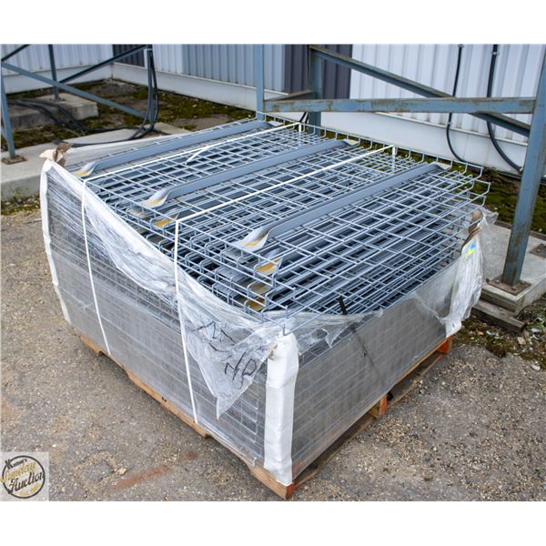 PALLET OF 16 RACK WIRE DECKING 46IN X 48IN