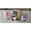 Image 1 : TWO APPROX 25 FEET HEAVY DUTY EXTENSION CORDS AND A 3 OUTLET EXTENSION CORD