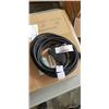 Image 1 : APPROX 25 FEET HEAVY DUTY LIGHTED BLACK 3 OUTLET EXTENSION CORD. 16AWG/3C
