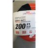 Image 2 : HEAVY DUTY 200 FOOT LIGHTED ORANGE EXTENSION CORD. 16AWG/3C