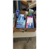 Image 2 : TRAY OF BETTER BOAT ITEMS INCLUDING STEEL TRAILER HITCH BALL MOUNT, MINI PADDLE, TRANSOM SAVER, 2" T